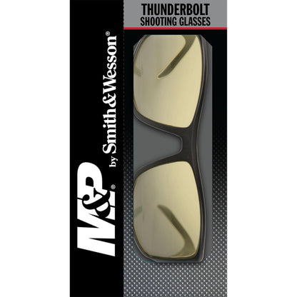 Smith & Wesson M&P Thunderbolt Full Frame Shooting Glasses with Impact Resistance and Anti-Fog Lenses for Shooting, Working and Everyday Use