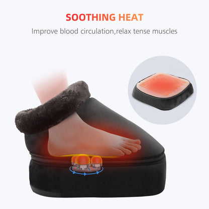 COMFIER Foot Massager with Heat, Electric Foot Warmer,Gifts for Women,Men, Shiatsu Feet Massager Machine for Plantar Fasciitis,Neuropathy, 2-in-1 Foot & Back Massager, Foot Heater