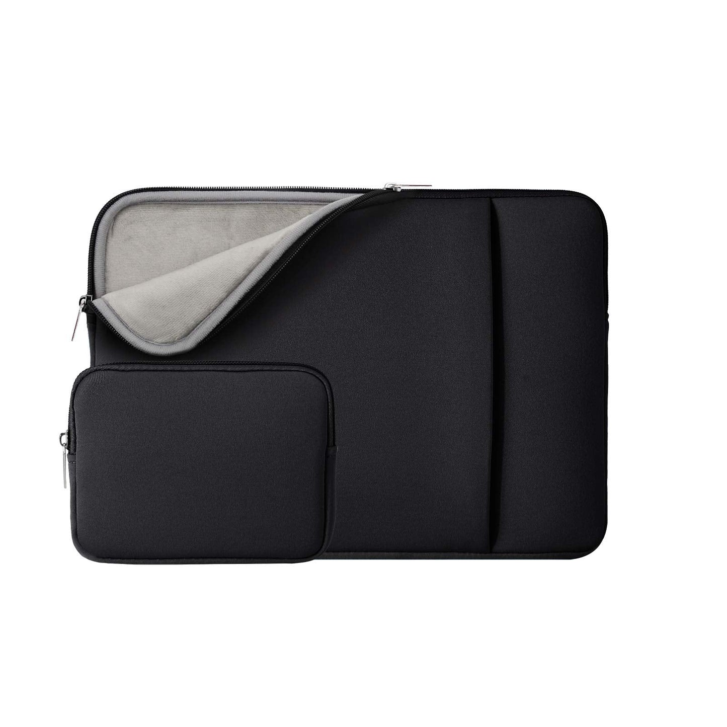 RAINYEAR 13 Inch Laptop Sleeve Compatible 13.3" MacBook Air/Pro M1 M2 M3 M4 A3240 A3113 A2681 A2337 A1932 A2179 A2338 A1706 A1708 Case Bag with Front Pocket Accessories Pouch (Red, Upgraded Version)