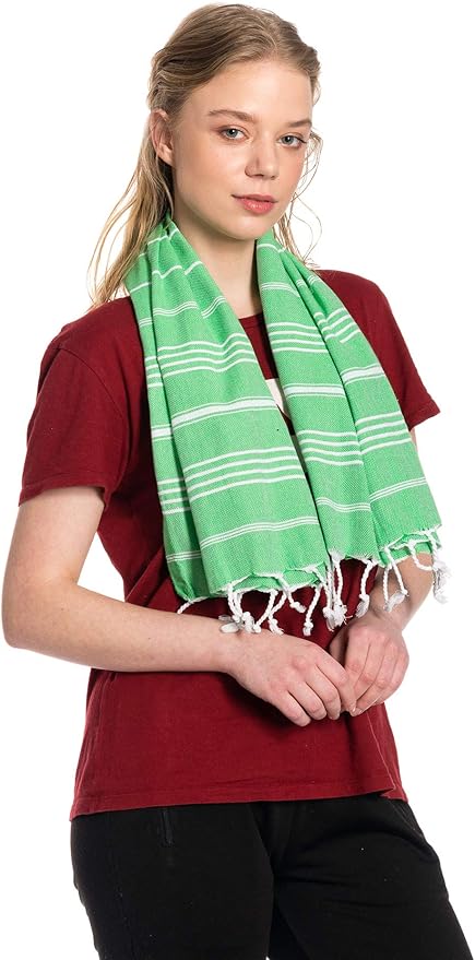 Clotho Decorative Kitchen Towels and Dishcloths Set of 4 |100% Cotton 18 x 40