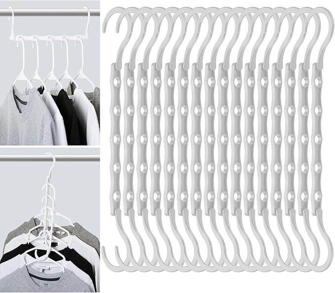 Mr. Pen- Space Saving Hangers for Clothes, Plastic Multi Clothes Hangers Space