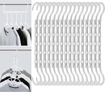 Mr. Pen- Space Saving Hangers for Clothes, Plastic Multi Clothes Hangers Space