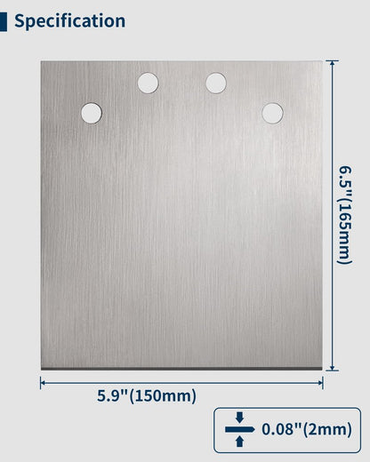 Replacement Scraper Blade for Firecore FS18625 6-in Wide Removal Bit, SDS Max Floor Scraper