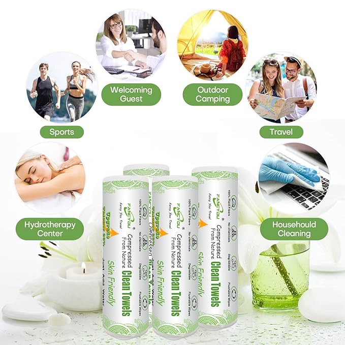 Compressed Towel Tablets Bulk 500 Pcs