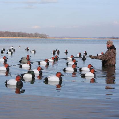 Avery Decoy Retriever - Boater's Waterfowl Hunting 2-Section Aluminum Decoy Accessory with Stainless Steel Hook for Picking Decoys, 12 Foot