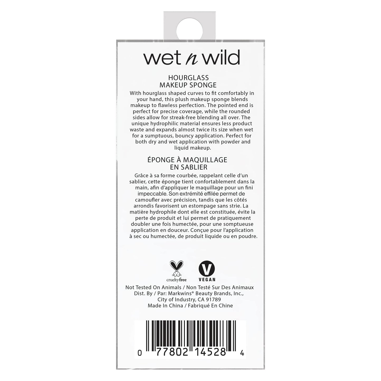 wet n wild Makeup Sponge - Low Product Absorption for Streak-Free Application, Effortless Blending Beauty for a Smooth Professional Looking Finish, Cruelty-Free & Vegan-Pink