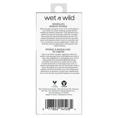 wet n wild Makeup Sponge - Low Product Absorption for Streak-Free Application, Effortless Blending Beauty for a Smooth Professional Looking Finish, Cruelty-Free & Vegan-Pink