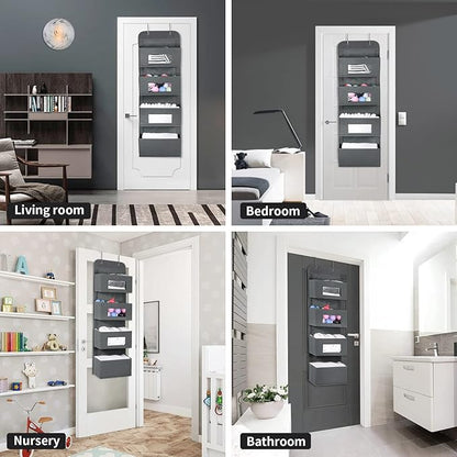 MAX Houser 4-Shelf Over The Door Hanging Organizer