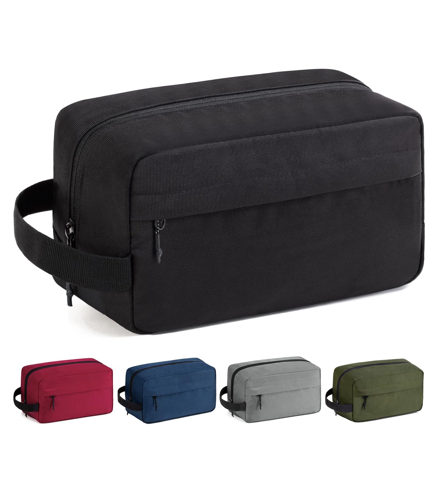 Vorspack Travel Toiletry Bag for Men - Large Toiletries Bag Water Resistant Hanging Travel Bag for Travel Toiletries Accessories - Black