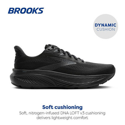 Brooks Women’s Ghost 17 Neutral Running Shoe - Black/Black/Ebony - 12 X-Wide