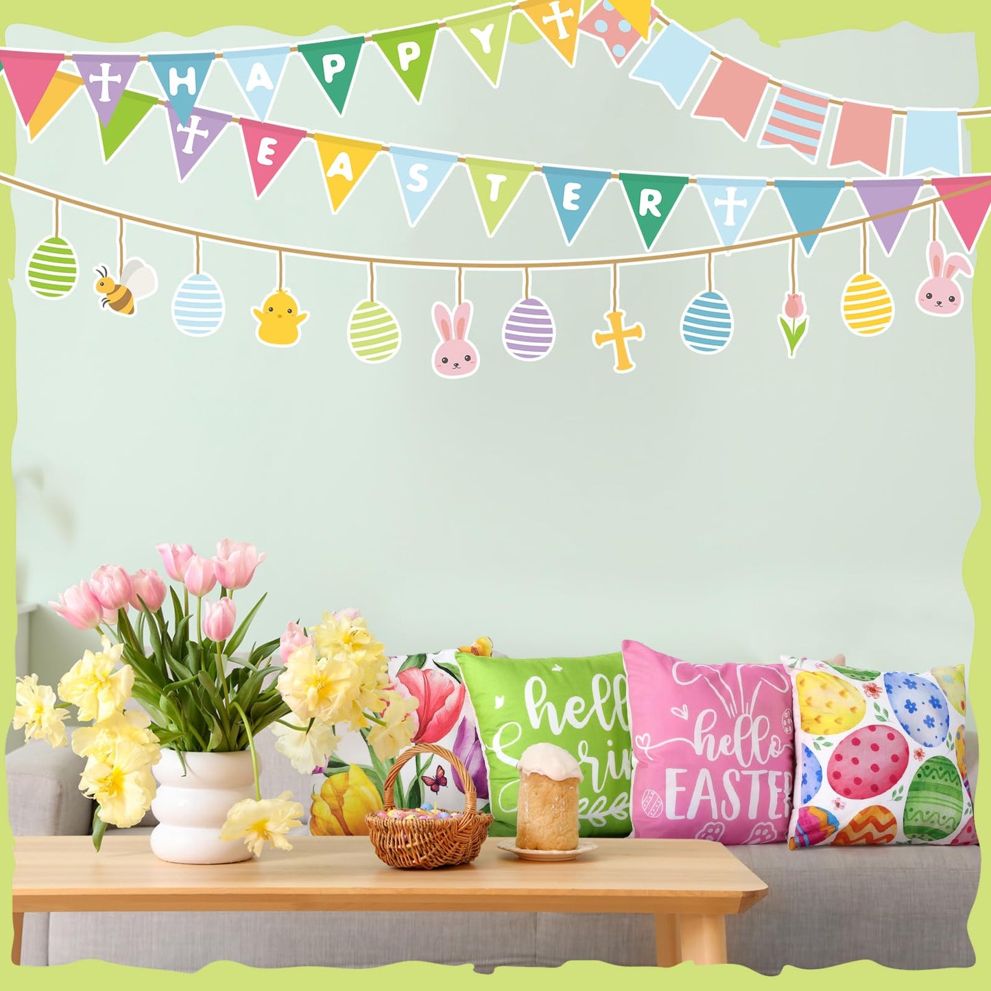 Mindsoft 20 Pcs Holiday Pillow Covers 18 x 18 Summer Pillow Cover 4th of July Fall Pillowcase Decorative Seasonal Cushion Case for Farmhouse Home Sofa(Holiday)