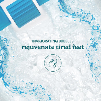 Homedics Bubble Bliss Deluxe Foot Spa with Heat Massaging Arch, 3 Acupressure Attachments, Splash Guard, Raised Nodes Creates Bubbles, Improves Circulation, Soothe Tired Muscles, Built-in Storage