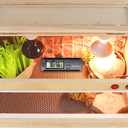 Inkbird ITH-10 Digital Thermometer and Hygrometer Temperature Humidity Monitor Humidor Guitar Ukulele Mason Jar.