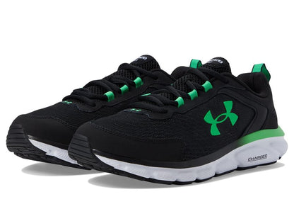 Under Armour Men's Charged Assert 9, (008) Black/Extreme Green/Extreme Green, 12.5
