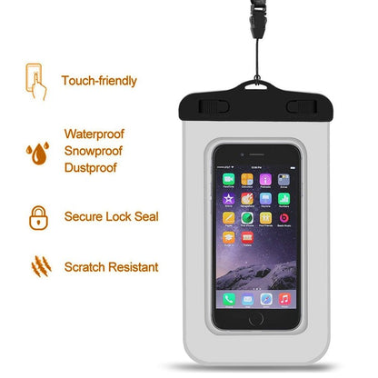 Unigear Dry Bag Waterproof, Floating and Lightweight Bags for Kayaking, Boating, Fishing, Swimming and Camping with Waterproof Phone Case (Orange, 5L)