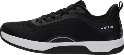 WHITIN Women's Zero Drop Width Wide Toe Box Road Running Shoes Size 11 Comfortable Slip Resistant Training Tennis Walking Sneaker Female 43 Black