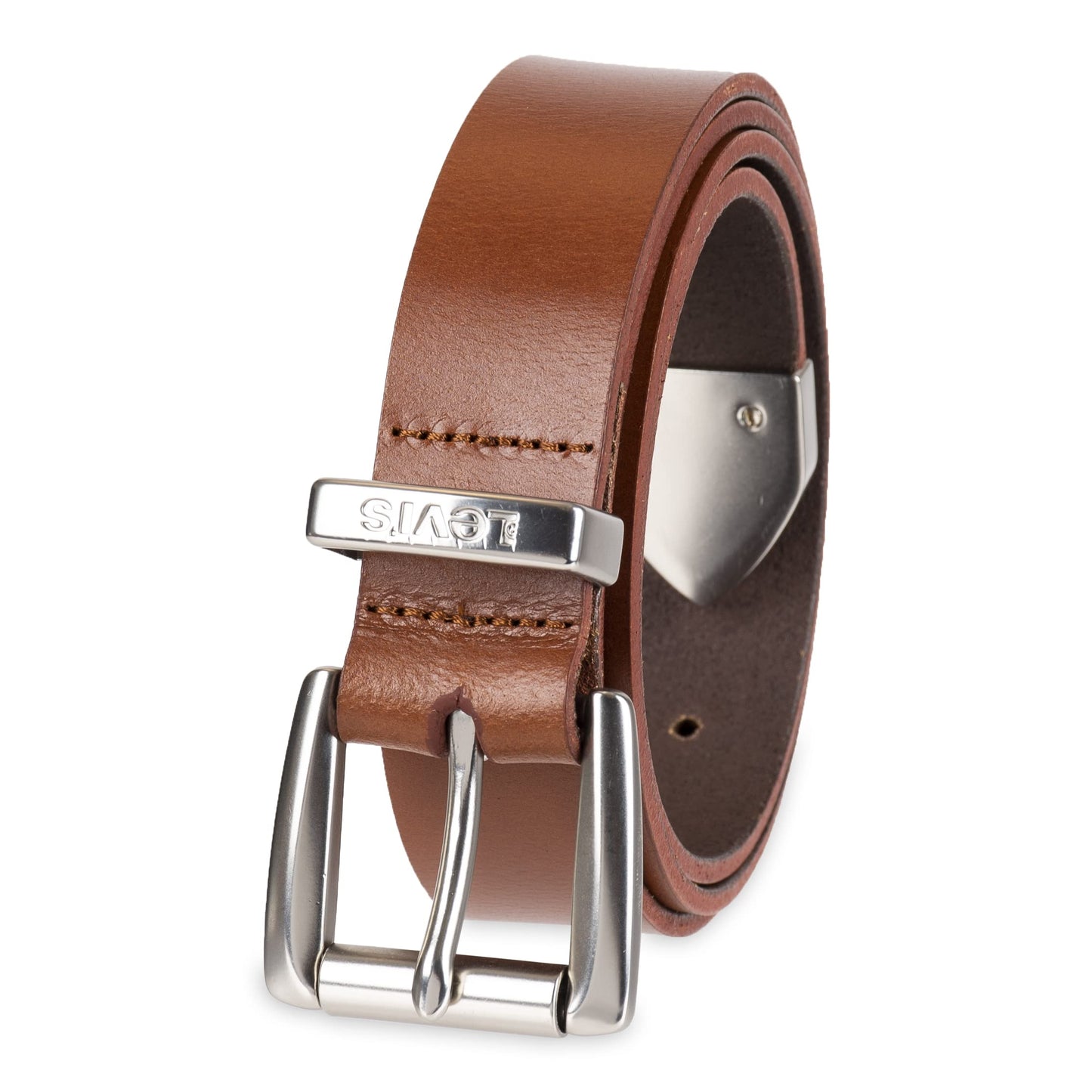 Levi's Women's Roller Buckle Casual Belt, Tan Classic, 1X