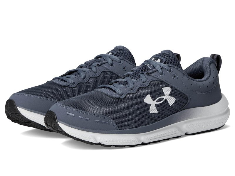 Under Armour Mens Charged Assert 10 Downpour Gray/Downpour Gray/Halo Gray 6 Medium