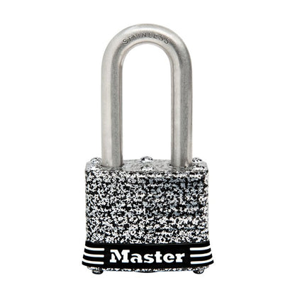 Master Lock 3SSKADLF Stainless Steel Outdoor Padlock with Key, 1 Pack