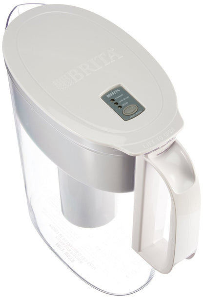 Brita Small 5 Cup Water Filter Pitcher with 1 Standard Filter, BPA Free – Metro, White