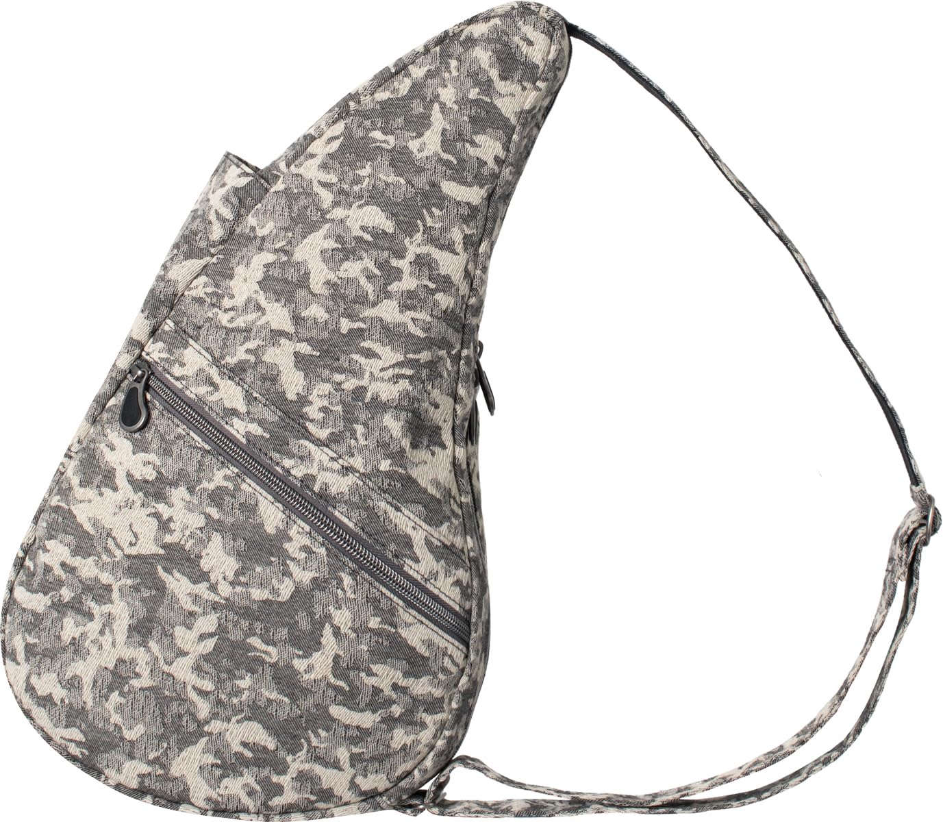 AmeriBag 17" Print Healthy Back Bag Ergonomic Crossbody Sling for Everyday Use, Travel & Walking Comfort (Cloud Camo)