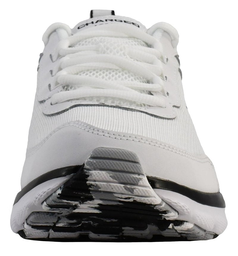 Under Armour Mens Charged Assert 9 Marble Running Shoe, White(101)/Black, 12 US