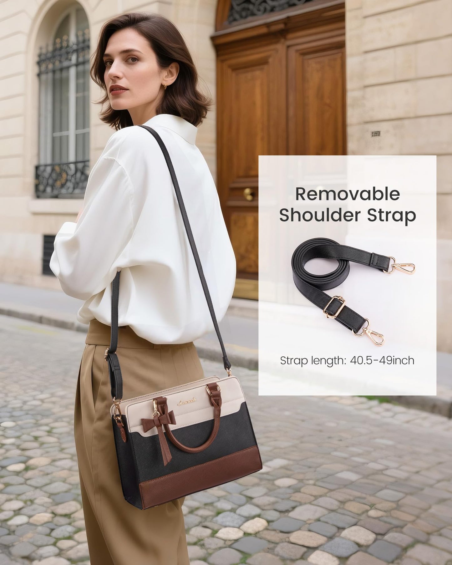LOVEVOOK Purses for Women,Leather Tote Purse and Handbags,Satchel Shoulder Crossbody Top Handle Bags with Zipper