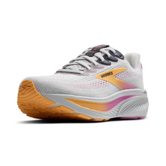 Brooks Women’s Ghost 17 Neutral Running Shoe - Oyster/Apricot/Pink - 6.5 Narrow