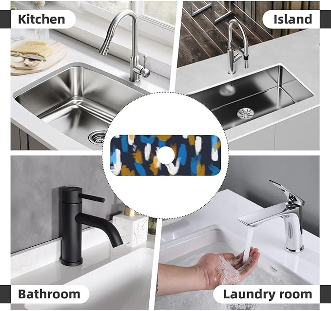 Faucet Draining Mat For Kitchen Sink