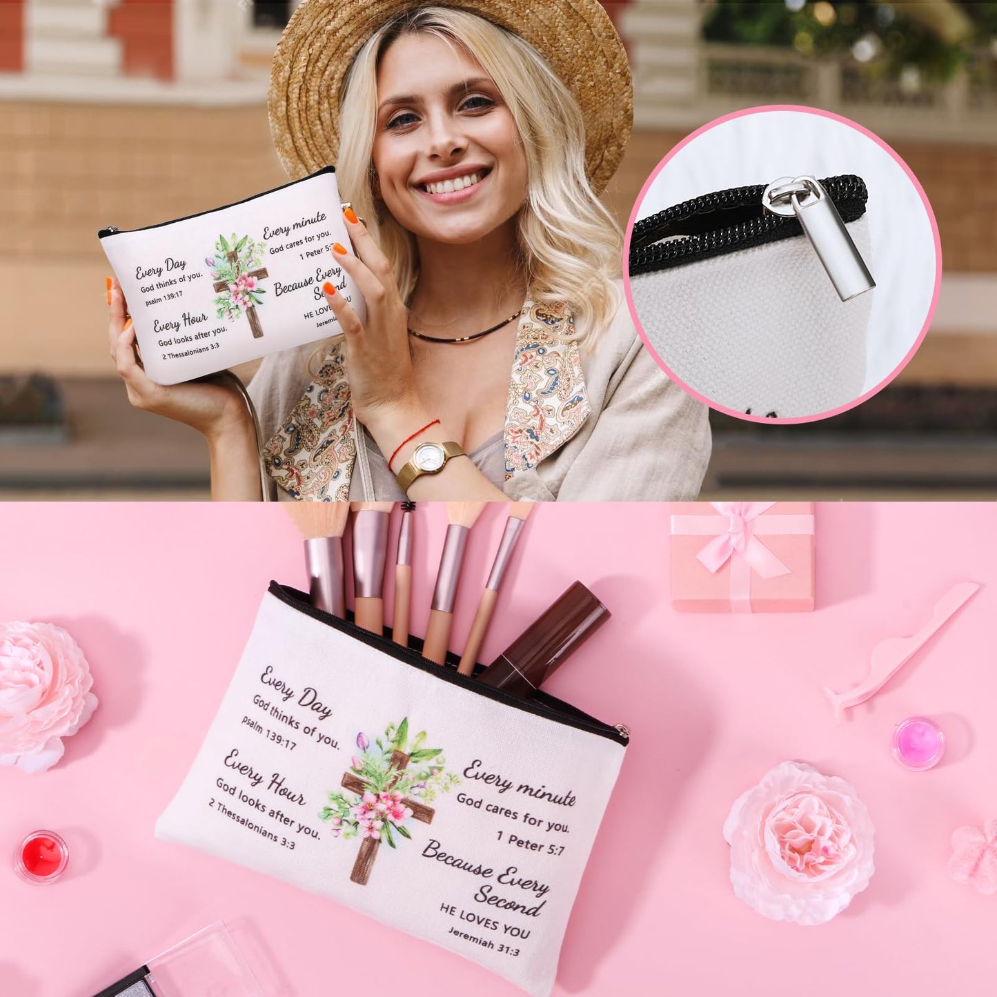 Christian Gifts for Women Faith - Inspirational Religious Catholic Gifts, Spiritual Birthday Gift for Women Mom Best Friend Sister Wife, Christmas Presents for Aunt Girlfriend w/Tumbler Gift Box