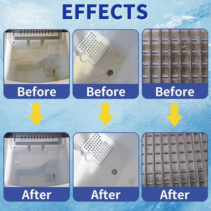 Ice Maker Cleaner and Descaler - Ice maker cleaning tablets mini size, compatible with all major brands, safe and nickel-free descaler, suitable for countertop, portable, and commercial ice makers.