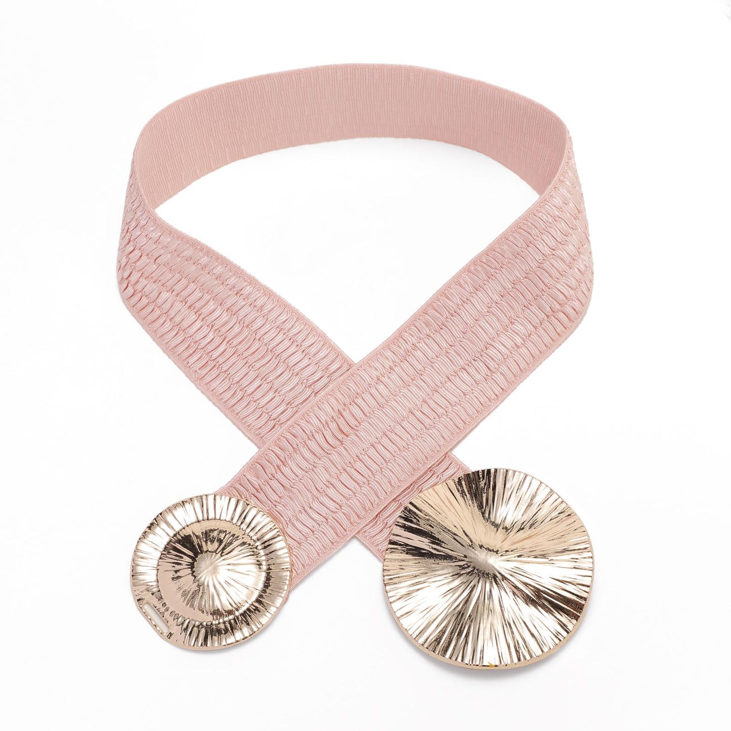 YooAi Wide Belts for Women Dresses Elastic Stretch Belt Fashion Trendy Waist Belt for Women Girls Pink M 74
