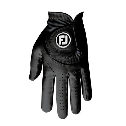 FootJoy Men's WeatherSof Golf Glove, Black, Large, Worn on Left Hand