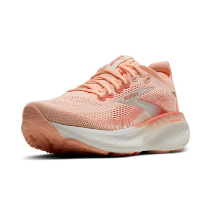 Brooks Women’s Adrenaline GTS 25 Supportive Running & Walking Shoe - Peach Echo/Coconut - 6 Medium