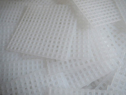 Grow A Bonsai Tree 50 Count 2x2 Inch Rigid Bonsai and Flower Pot Drainage Mesh Screens