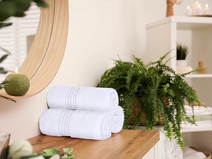 Utopia Towels 6 Piece Premium Hand Towels Set, 16 by 28 inches, 100% Ring Spun