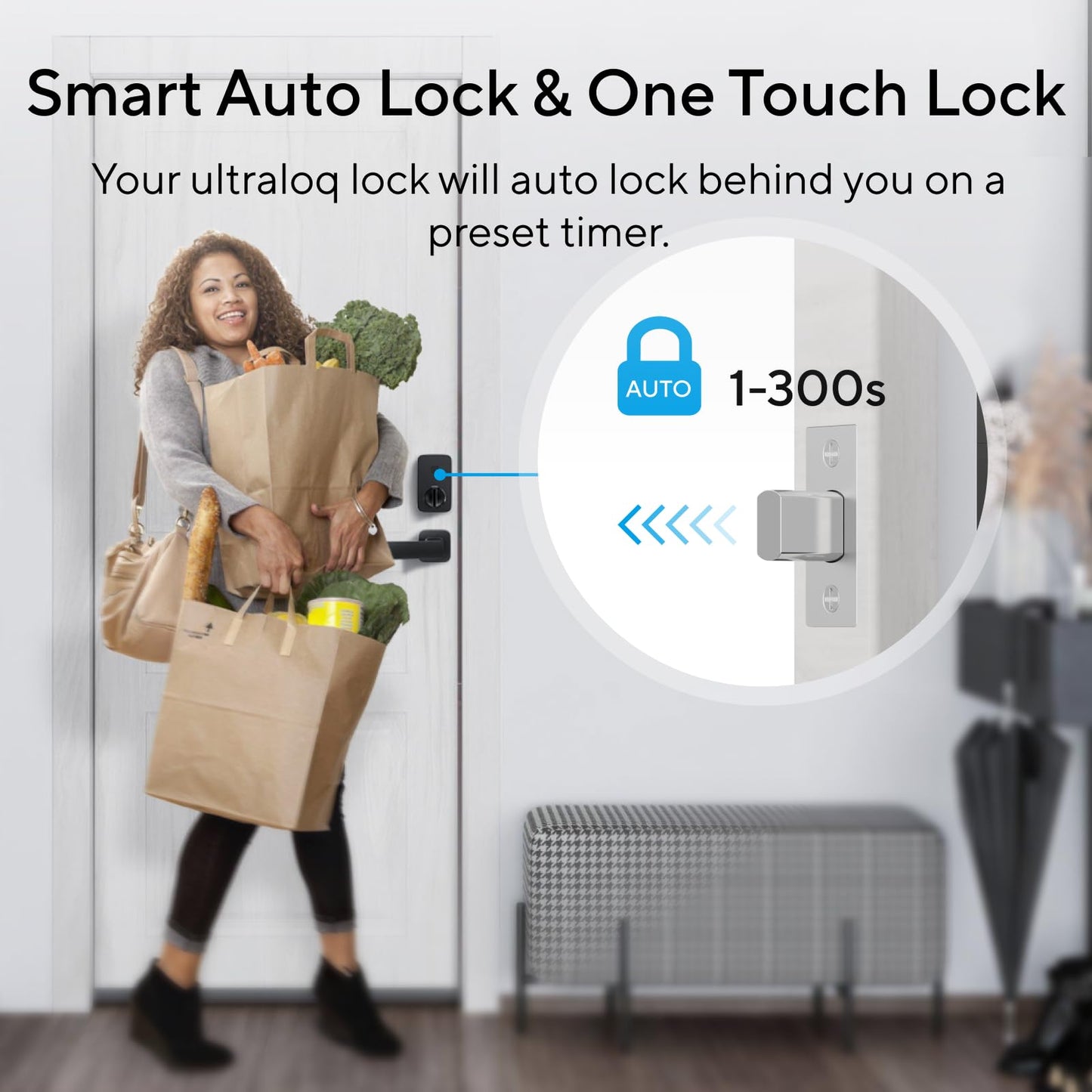 ULTRALOQ Bolt NFC WiFi Smart Lock, Keyless Entry Deadbolt with iPhone/Android Tap, App Remote Control, Keypad, Works with Apple Home, Siri, Alexa, BHMA Certified, Easy Install, 10 Mo. Battery