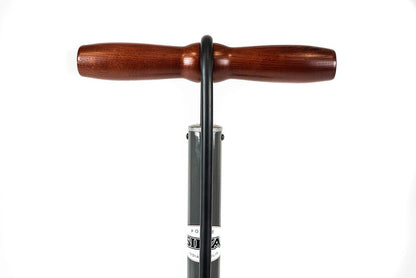 SILCA Pista Plus Bicycle Tire Pump | 120psi max Pressure, 2.5" Gauge | Presta & Schrader Valve | Durable Hose | High Performance | Bike Floor Pump
