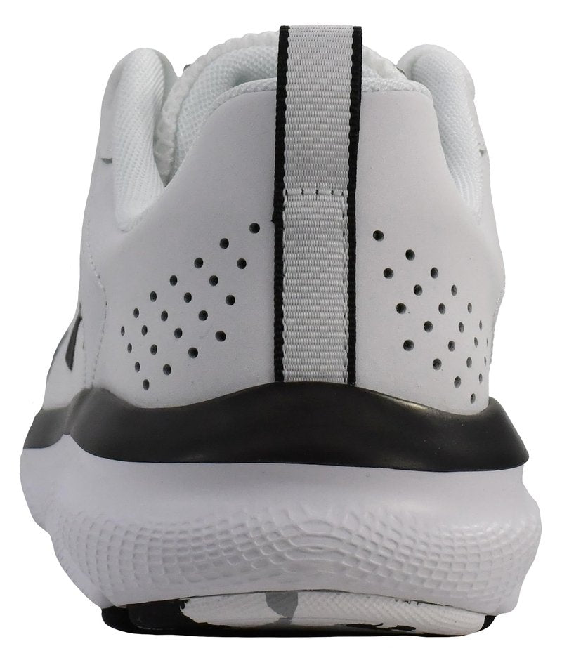 Under Armour Mens Charged Assert 9 Marble Running Shoe, White(101 Black, 11.5 US