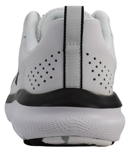 Under Armour Mens Charged Assert 9 Marble Running Shoe, White(101 Black, 10 US