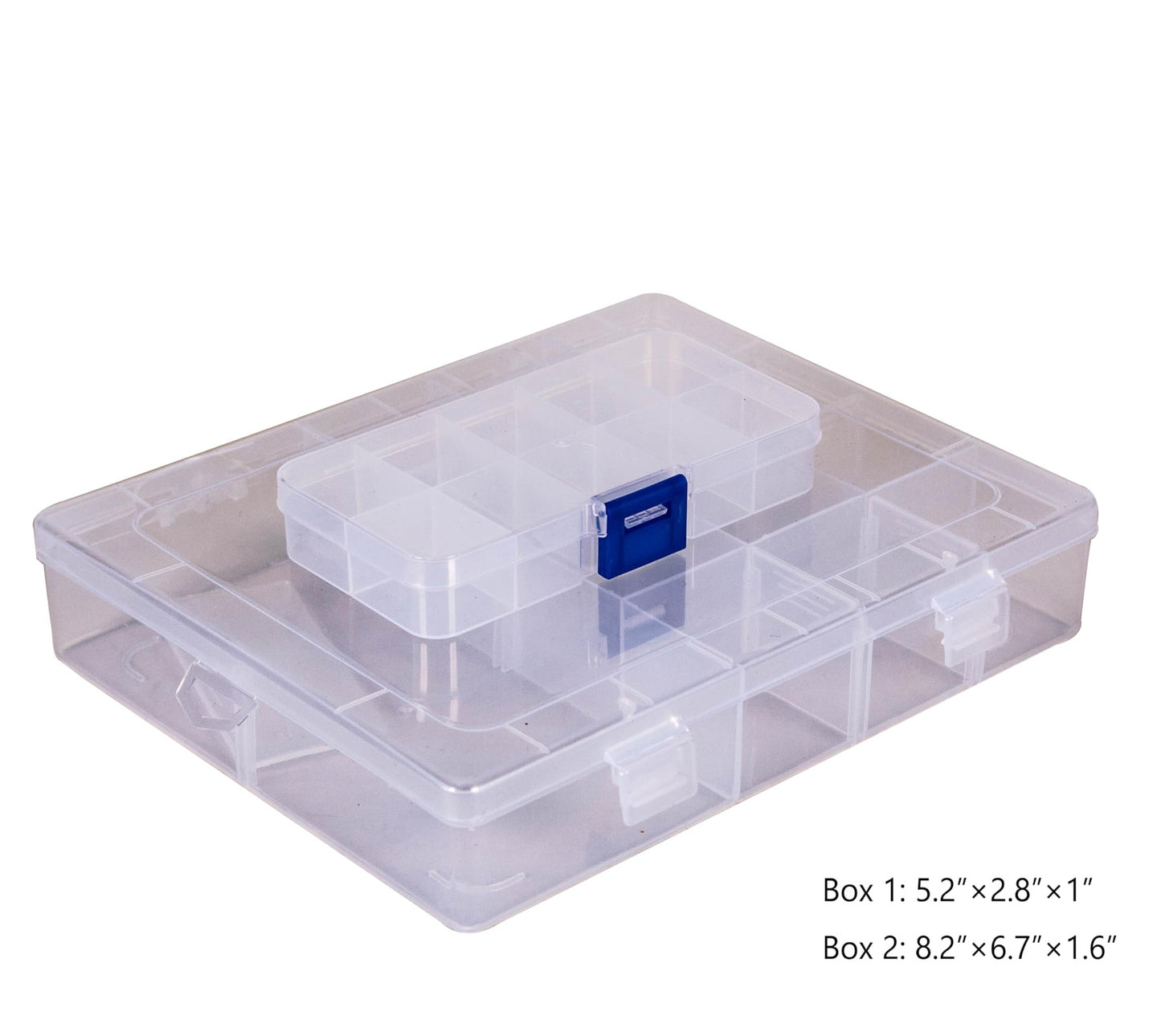 Remobia Hicol Double Layer Sewing Organizer - Bonus 2 Clear Plastic Boxes/2Detachable Pouches, Extra Large Capacity Bag for Threads, Needles & Craft Supplies (Black Leaves)