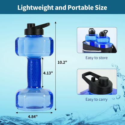 YOTAN Water Dumbbells Set, 2 PCS Water Weights for Pool Exercise, Pool Weights for Water Exercise Resistance, Aquatic Exercise Equipment for Aqua Therapy, Pool Fitness, Weight Loss