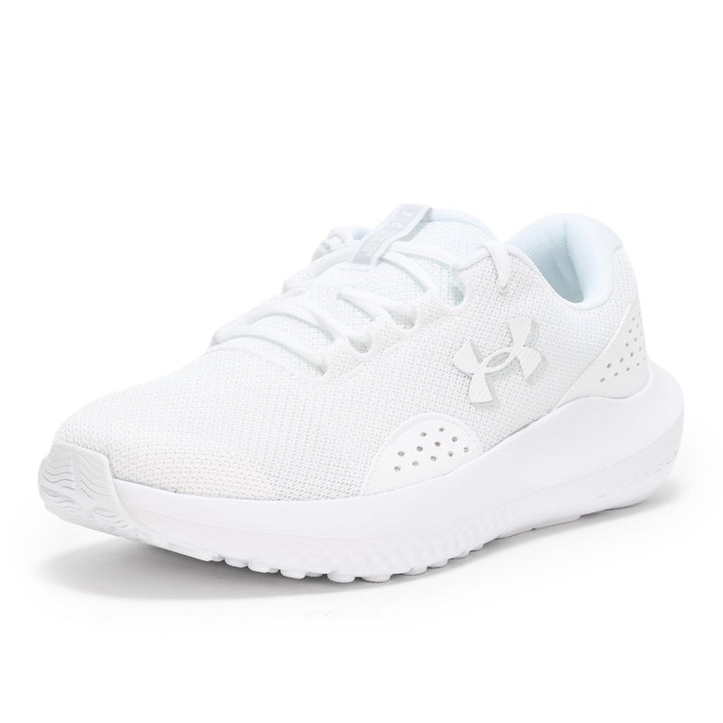 Under Armour Men's Charged Surge 4, (101) White/White/White, 13.5, US