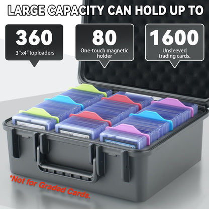Migitec Hard Shell Toploader Storage Box for 3" x 4" 35PT Rigid Card Holder
