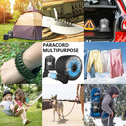 750Ib Reflective Paracord Rope, para Cord Lanyard, Parachute Spool Cord