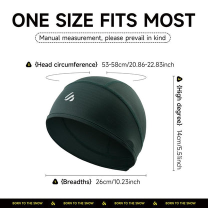 SAITAG 3 Pieces Skull Cap for Men Women Cooling Hat Welding Cycling Bike Head Wrap Hard Hat Durags- Fits Under Helmets