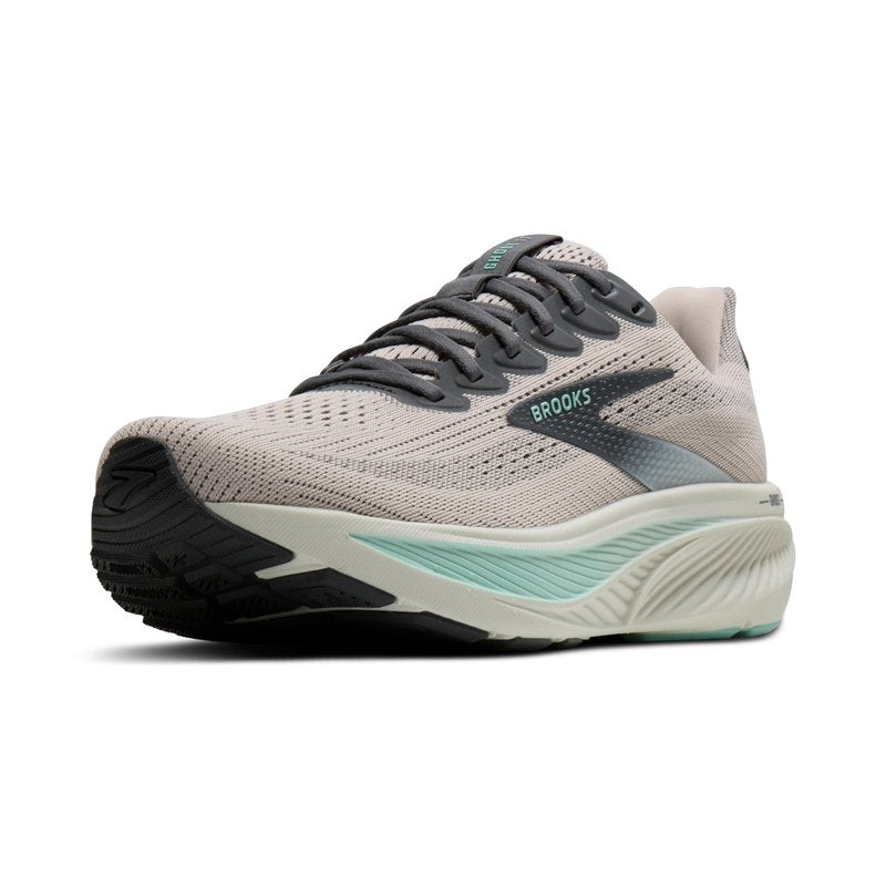 Brooks Women’s Ghost 17 Neutral Running Shoe - Mauve/Yucca/Bluewash - 5 Medium