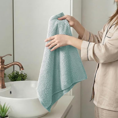 REDKISS 2-Pack Luxury Hand Towels, 16x32 Inch 450 GSM 100% Cotton, Super Soft