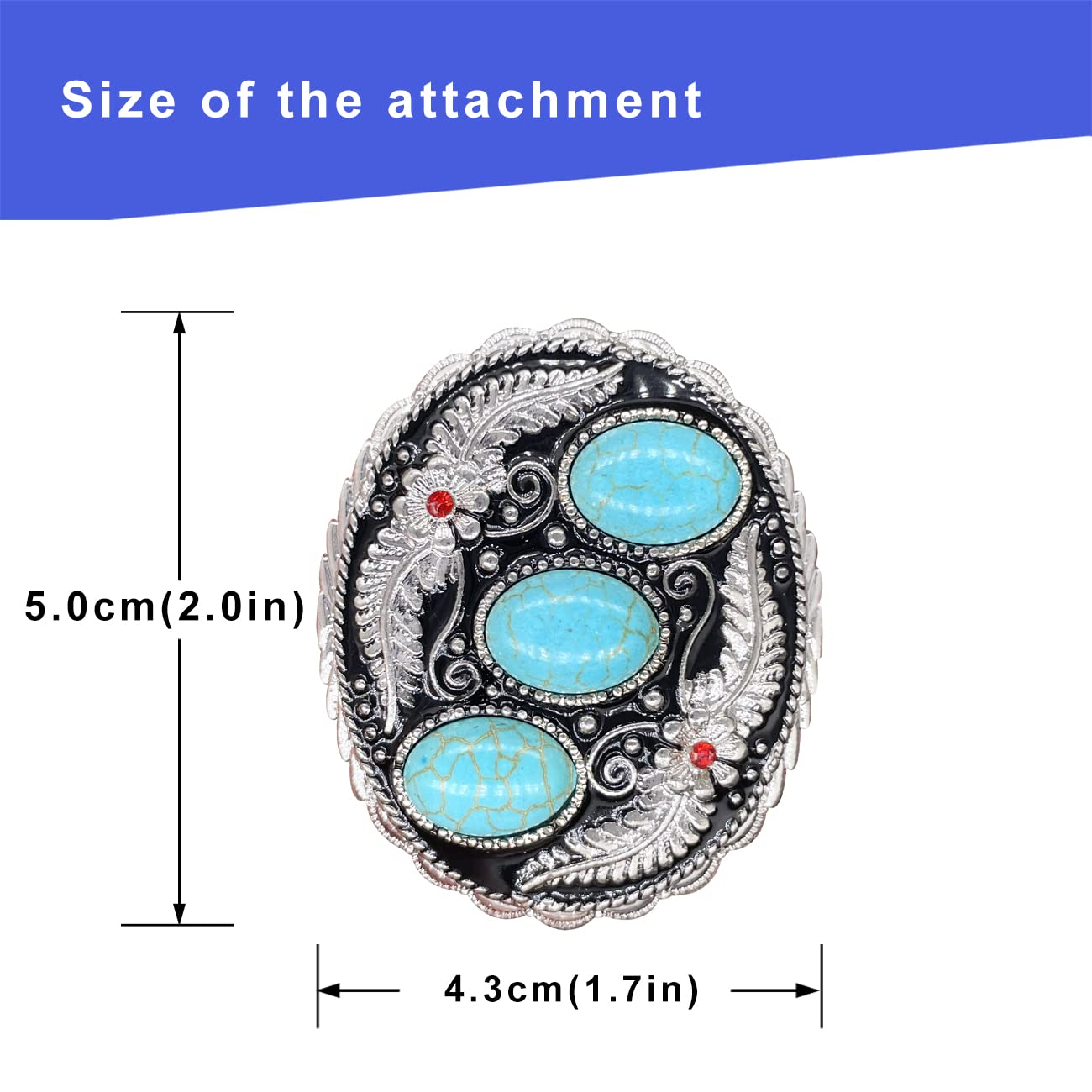 QUKE Vintage Native American Western Cowboy Three Blue Turquoise Stone Bolo Tie Hand-woven Leather Bola Tie Necktie for Men