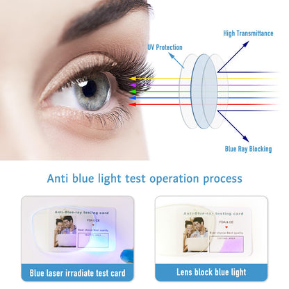 Okany 3 Pack Blue Light Blocking Glasses for Women Men, Round Computer Glasses Anti Eye Strain/UV/Glare Gaming Glasses